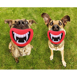 Cheerful Chewing Devil's Lip Dog Toy