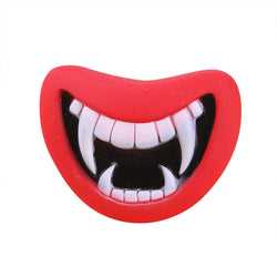 Cheerful Chewing Devil's Lip Dog Toy