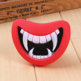 Cheerful Chewing Devil's Lip Dog Toy